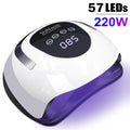 X19 max uv led lâmpada de secagem de unhas profissional uv secador de arte do prego luz para unhas de gel 72 contas cura rápida gel polonês lâmpada